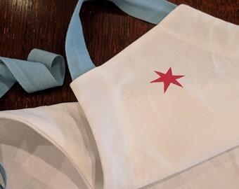 Kid's Chicago flag inspired apron