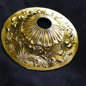 5 1/2&quot; Polished BRASS CEILING CANOPY, Chandeliers Lighting Accessories