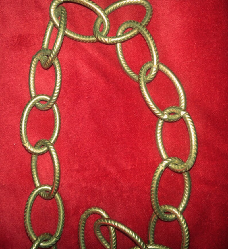 18 VINTAGE CHANDELIER CHAIN Antique Brass Finish From Etsy