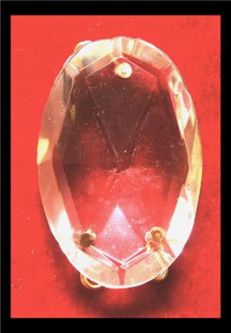 RARE VINTAGE 30/% LEAD CRYSTAL 1 1//4/" CHANDELIER//JEWELRY PRISMS $3.50 EACH