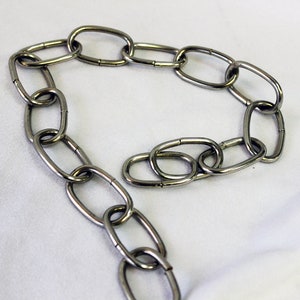 18&quot; Inches new Chrome/Silver Chandelier Chain,  A-1  Light to Mid weight Chain  Lighting Accessories
