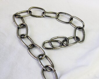 18" Chrome Chandelier Chain, Light to Mid Weight Lighting Accessory
