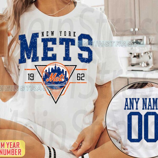 Custom New York Baseball shirt, New York Mets shirt, New York baseball shirt, Custom Baseball Shirt, Personalized Baseball Number