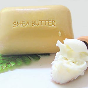 Shea Butter Soap - Cold process Soap - Soothes Dry Skin - With Shea Butter, Cocoa Butter, Mango Butter- 3 Bar PACK