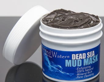 DEAD SEA Mud Mask 100% Pure - Facial, Anti-Aging, Acne, Oily Skin, Pore Minimizer - Deep Clean - Detox - Eczema - Joint/Muscle Pain Relief
