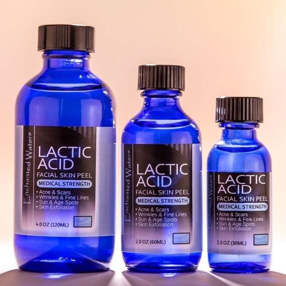 LACTIC ACID PEEL Kit For Hyperpigmentation Acne Scars Etsy