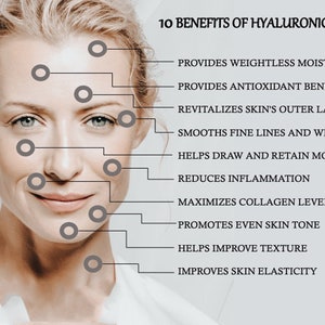 HYALURONIC ACID 100% Pure The 1 Wrinkle/Fine Line Filler used by Dermatologists image 7