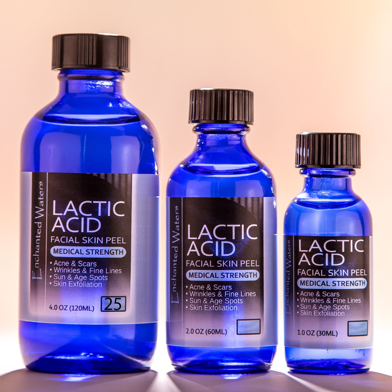 LACTIC ACID PEEL Kit Serum For Skin Discoloration Acne Etsy