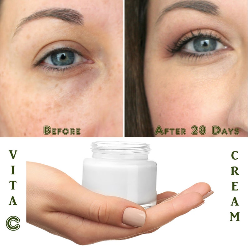 Ultimate Organic Vitamin C Face Cream Anti-Aging, Hydrating, Brightening 2 oz image 1