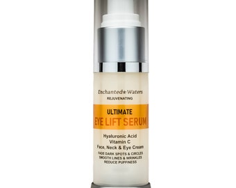 Eye Lift Miracle Serum - Hyaluronic Acid, Vitamin C, E & Peptides - Brighten and Firm