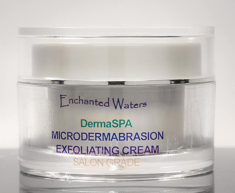 Microdermabrasion Cream Anti Aging Facial Scrub Exfoliant Etsy