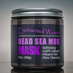 DEAD SEA MUD Mask -100% Pure Organic - Facial, Anti-Aging, Oily Skin, Pore Minimizer - Deep Clean