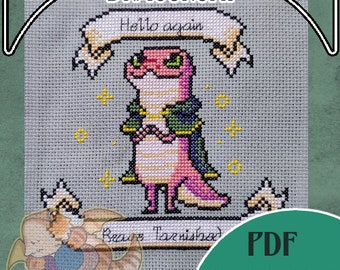 Dear Zorayas Elden Ring counted cross stitch digital pattern