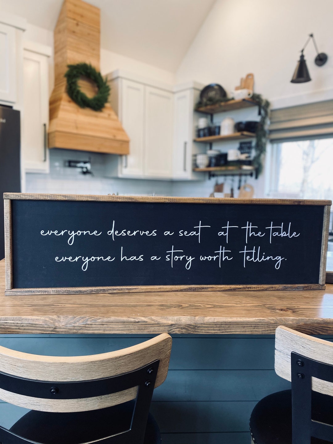 Everyone Deserves a Seat at the Table Everyone Has a Story - Etsy