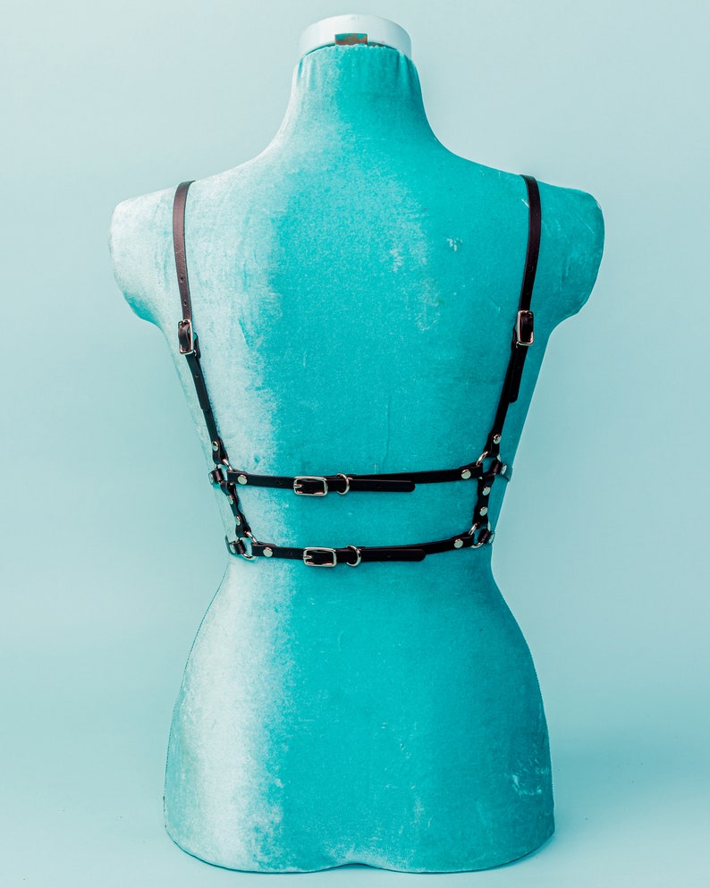 Vegan Leather Bralette Harness