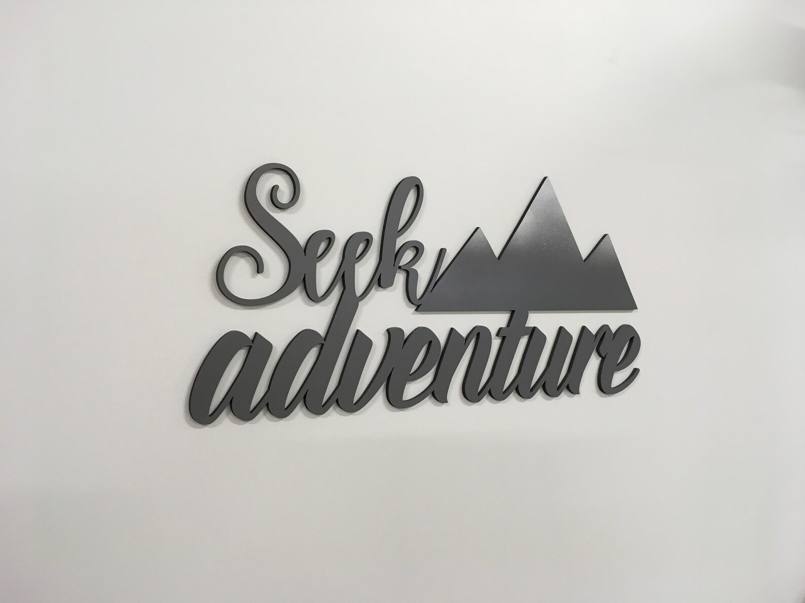 Custom Laser Cut Quote Signs Inspirational Quotes Nursery Etsy