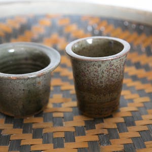 Set of Studio Pottery Mini Cups image 3