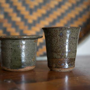 Set of Studio Pottery Mini Cups image 1