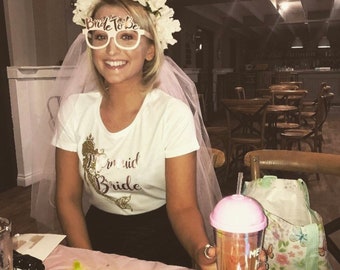 Hen Party Floral Veil