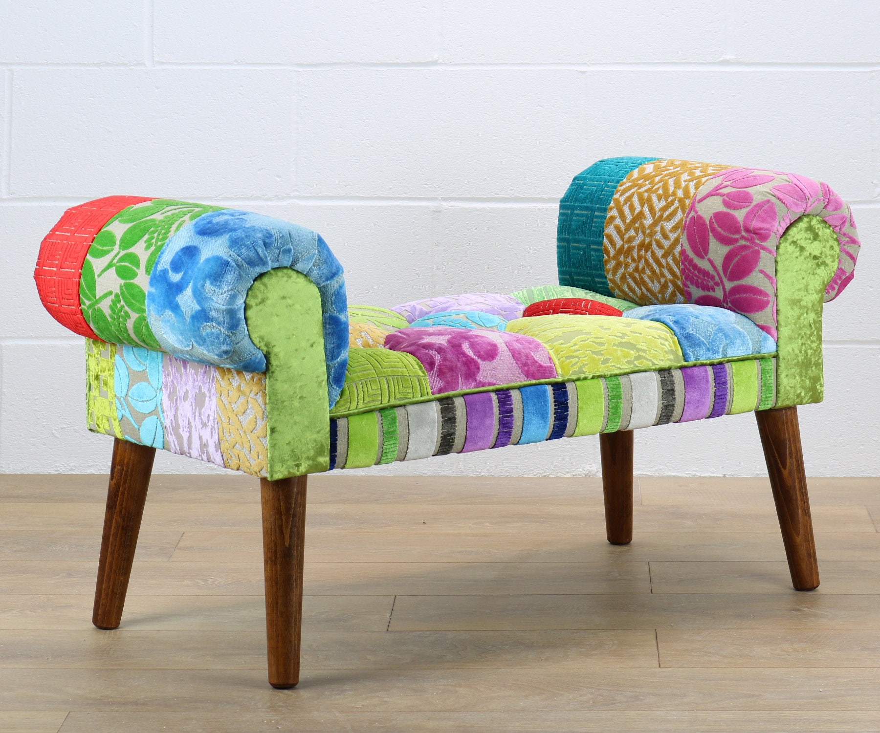 Patchwork Chaise Longue/Stool/Window Seat Designers Guild Etsy