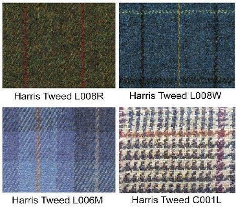 Harris Tweed Chesterfield Patchwork Sofa C001YM Medium Brown Etsy UK