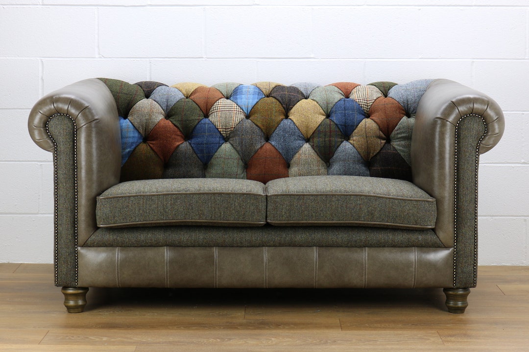 harris-tweed-2-seater-chesterfield-patchwork-sofa-c001ym-sage-grey