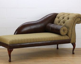 Canapé 2 places tapissé en patchwork - Chesterfield - Patchwork