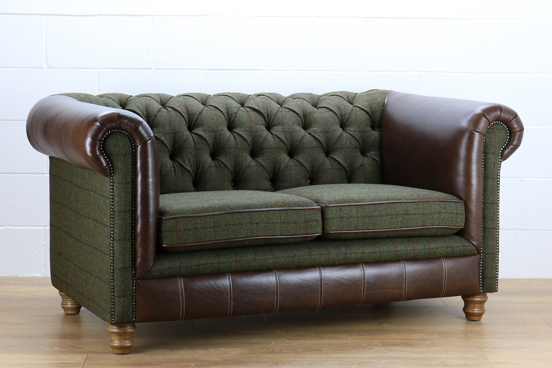 Green tweed couch deals