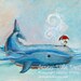 Stephanie K reviewed Whale and Pelican with Umbrella, Whimsical Whale Art: Art print with Poetry