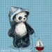 Margot reviewed Panda and Sailboat, Panda Nursery Art: Art print with Poetry