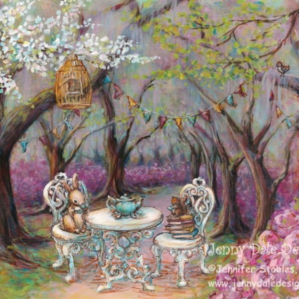 Tea Party Art Etsy