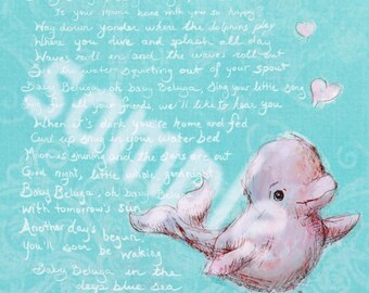 Printable Art: Baby Beluga with Lyrics