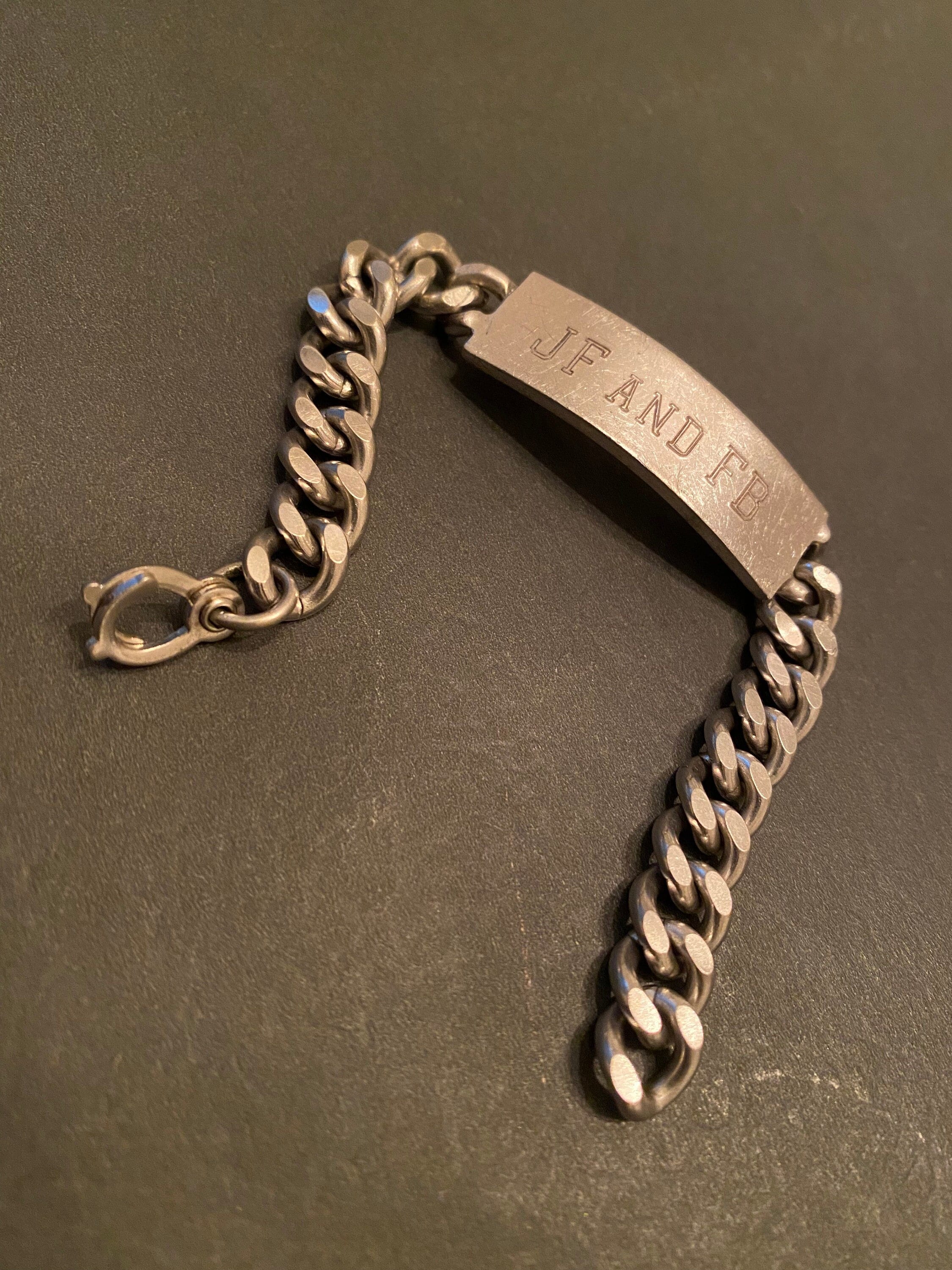 Vintage Sterling Extra Chunky ID Bracelet - Etsy Vintage Sterling Extra Chunky ID Bracelet - Etsy