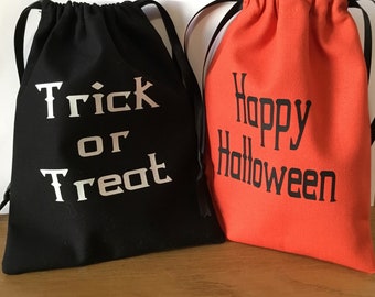 Halloween drawstring bags