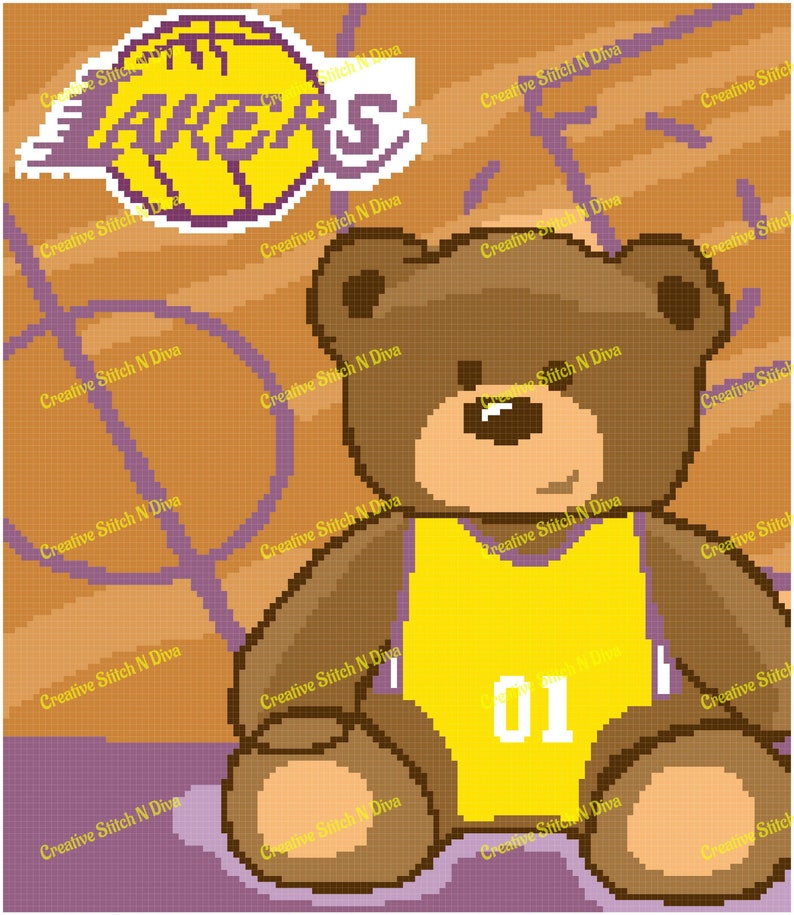 Lakers Teddy 130x150