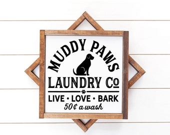 Dogs Barking Sign Dog Sign Farmhouse Decor Housewarming Gift Welcome Sign Home Decor Wood Sign Dog Lover Gift