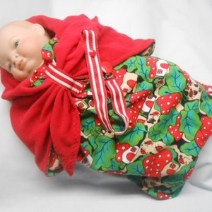 Newborn Swaddle Blanket with pacifier clip