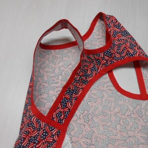 Patriotic slip on Apron fits 5 to 8 yrs image 4