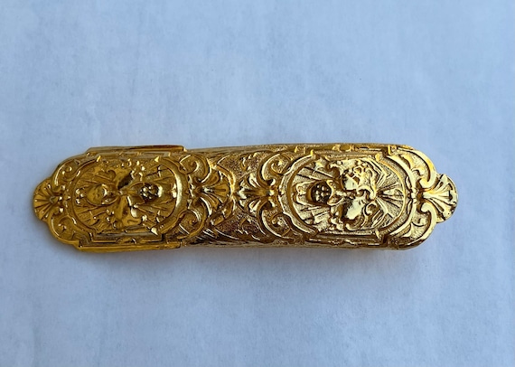 Accessocraft Gold Color Stretch Belt Buckle (Vintage) Vintage Accessocraft NYC Belt Buckle in Gold Tone - Etsy Israel main image 2