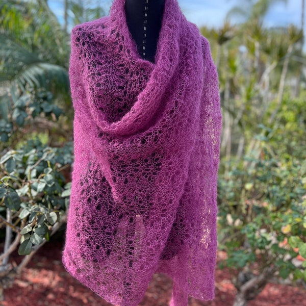 shawl lilac