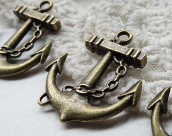 Miniblings Anker-Handyanhänger Mit Seil – Maritimer Schmuck Aus Metall, Handgefertigt In Berlin