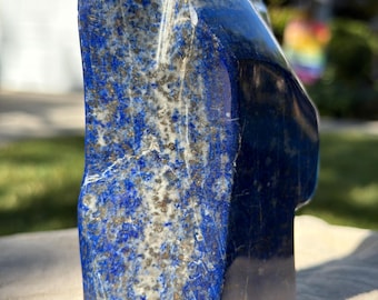 Lapis Lazuli Tumbled Freeform, Showpiece - Blessed