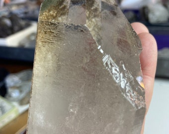 Garden Quartz with Epidote Inclusions, Raw Point, Medium, One (1) Piece - Blessed