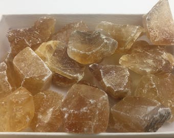 Honey Calcite Chunks - Blessed