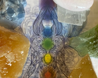 Calcite Chakra Balance Bundle - a seven stone set
