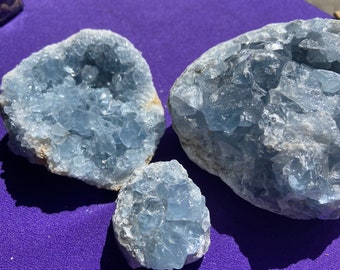 Celestite - Sm, Med and Lg pieces - One (1) Piece - Blessed