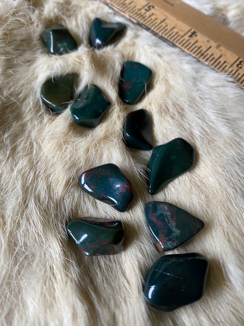 Bloodstone, Tumbled, Small Blessed image 1