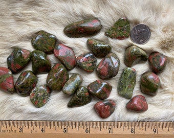 Unakite, Tumbled - Blessed