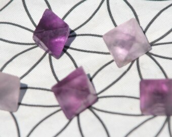 Purple Fluorite Octahedron (large)  - Blessed