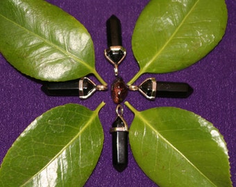 Black Onyx Point Pendant - Blessed